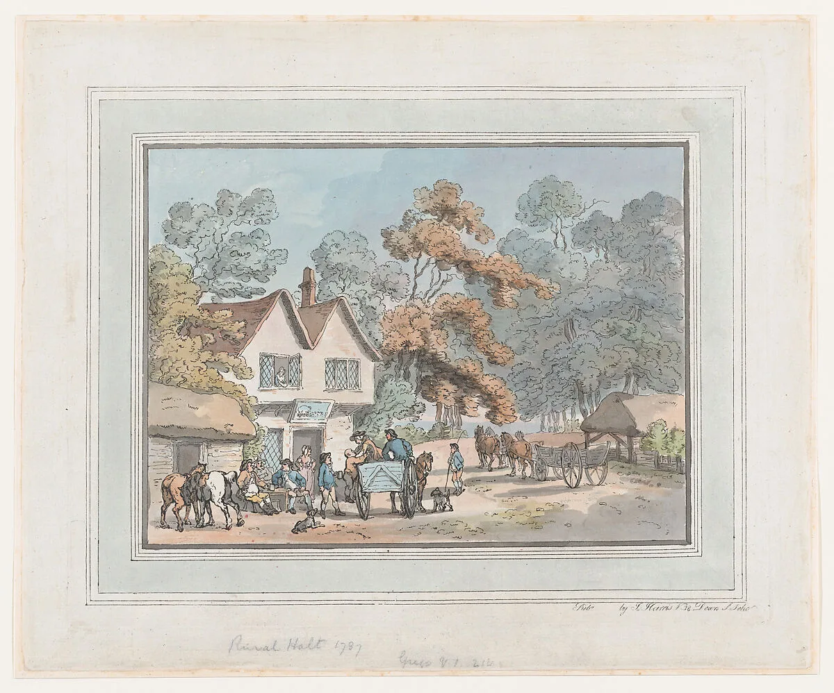 Rural Halt — John Harris|Thomas Rowlandson