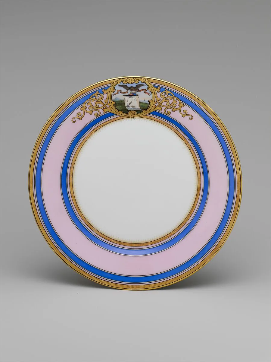 Continental Porcelain Plate, Alabama — Joseph S. Potter