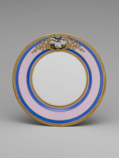 Continental Porcelain Plate, Alabama