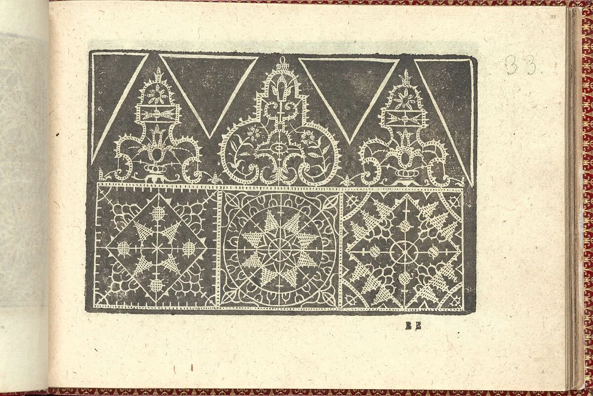 Corona delle Nobili et Virtuose Donne: Libro I-IV, page 33 (recto) — Cesare Vecellio