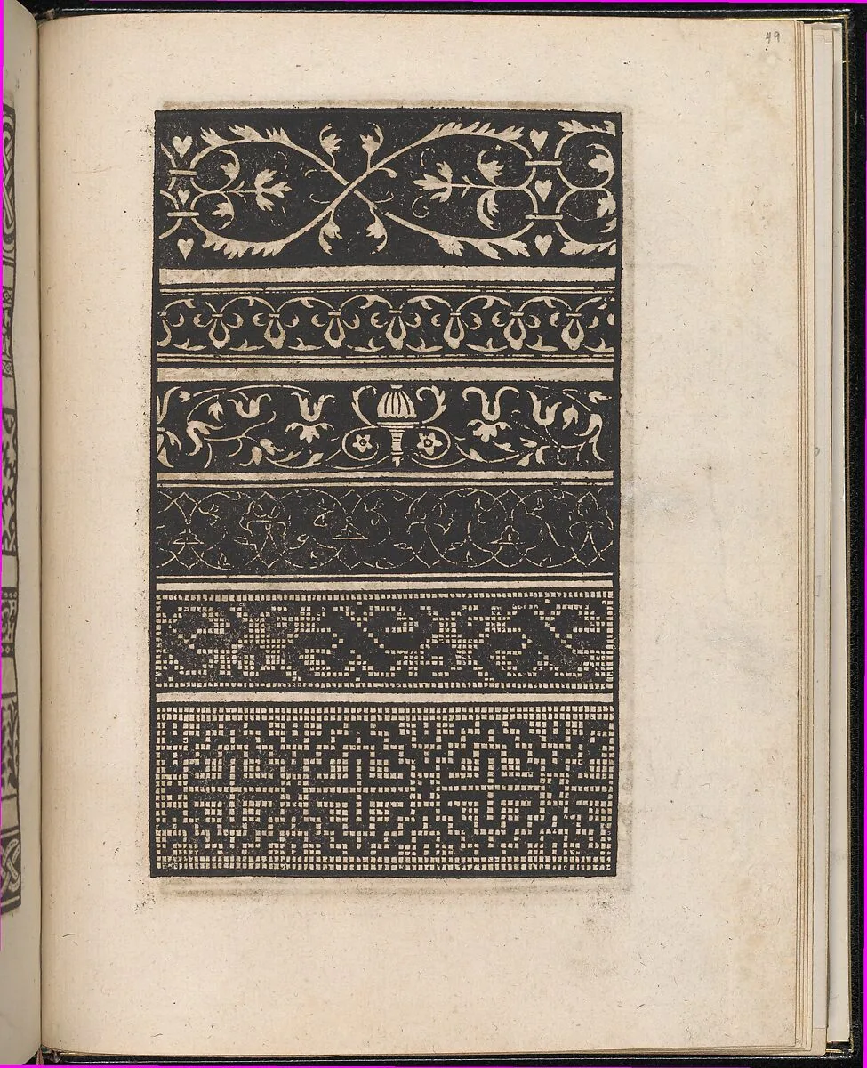 Page from Ein new kunstlich Modelbuch...(Page 49r) — Peter Quentel