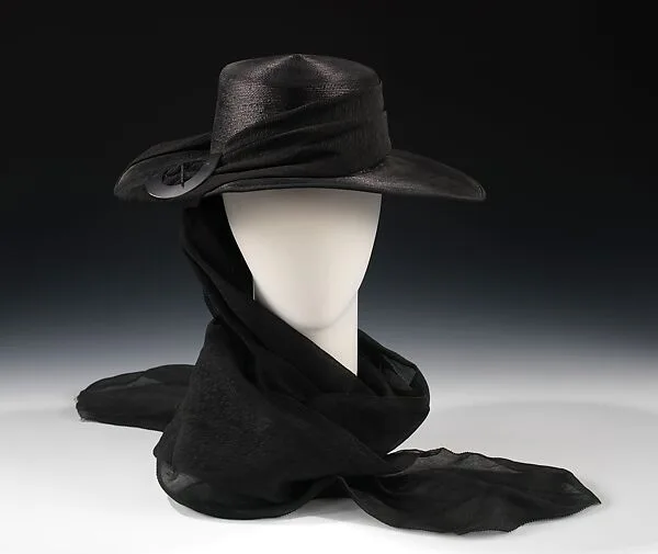 Mourning hat — Henri Bendel