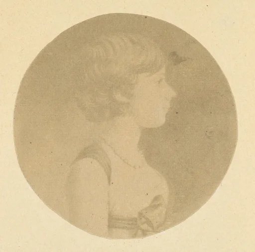 [Mezzotint portrait of a Girl in Profile, from The St. Memin Collection of Portraits]
