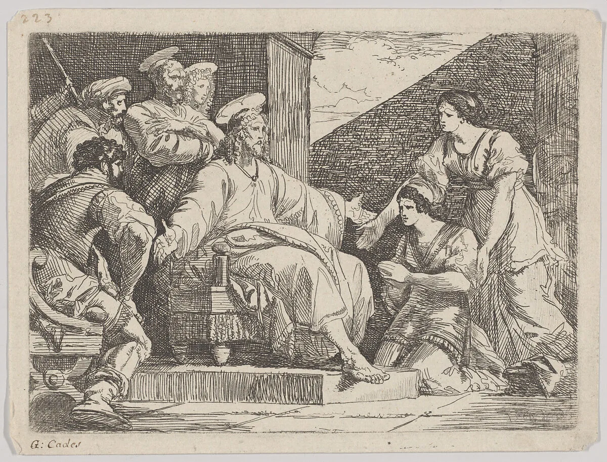 Christ seated preaching — Giuseppe Cades