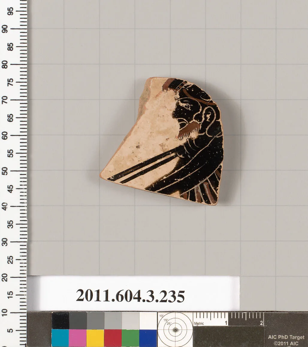 Terracotta fragment of a neck-amphora (jar)? — Unknown