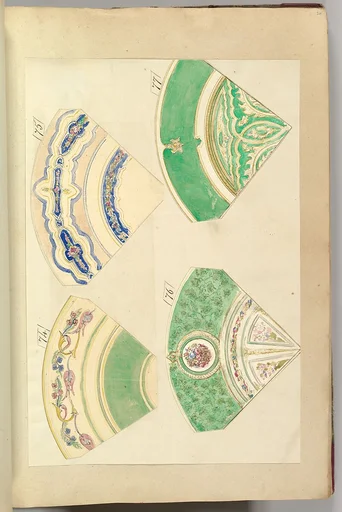 Four Designs for Decorated Plates
