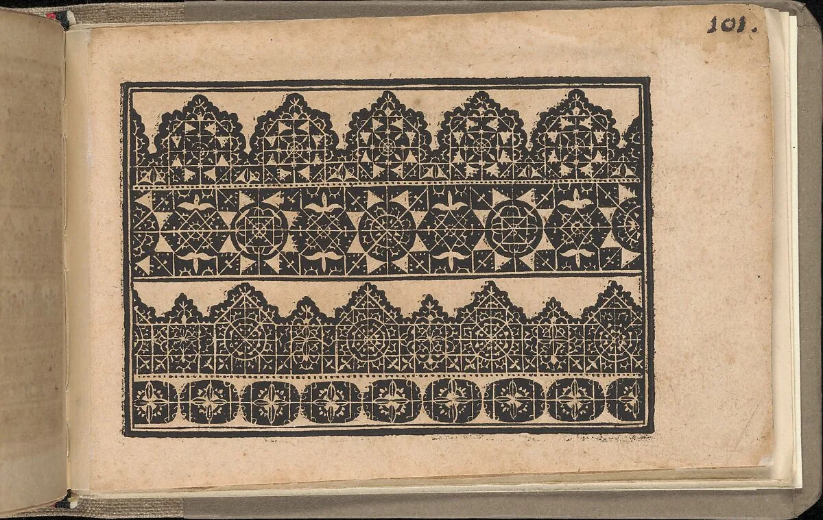 Schön newes Modelbuch (Page 101r) — Sigismundus Latomus