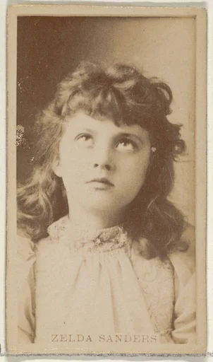 Zelda Sanders, from the Actors and Actresses series (N45, Type 8) for Virginia Brights Cigarettes