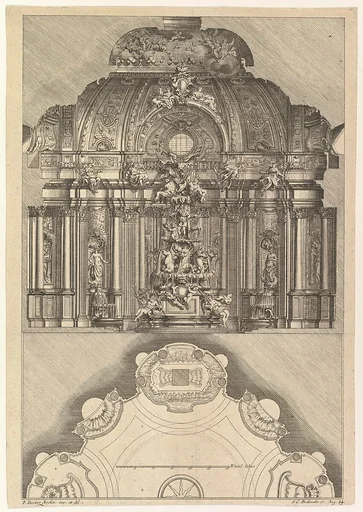Cross-section and Floorplan of an Indoor Grotto
