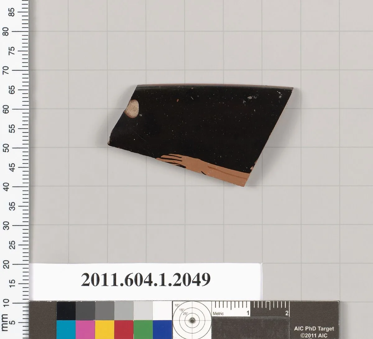 Terracotta rim fragment of a kylix (drinking cup) — Unknown