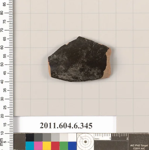 Terracotta fragment of a closed shape