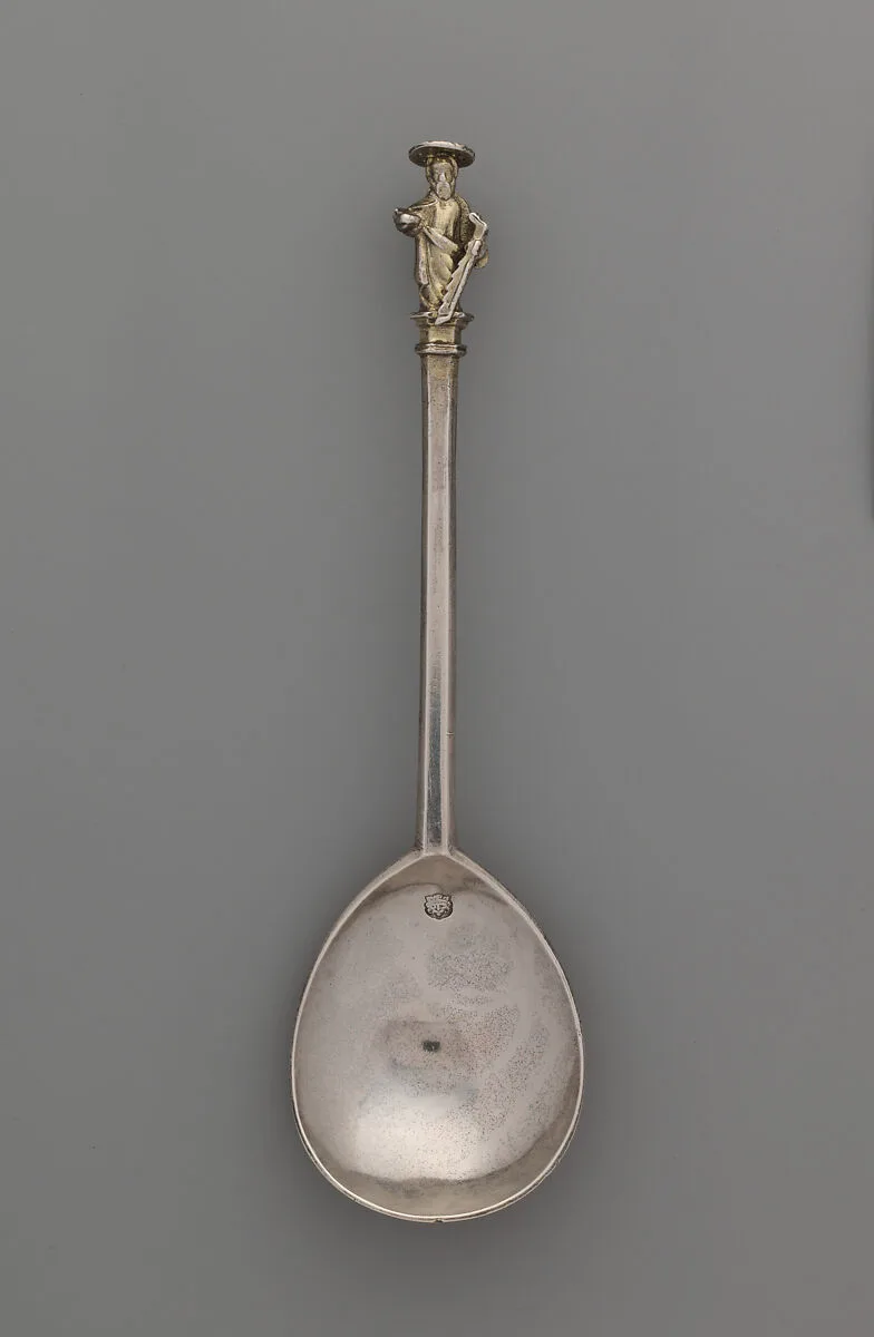 Apostle spoon: St. Simon Zelotes — William Cawdell