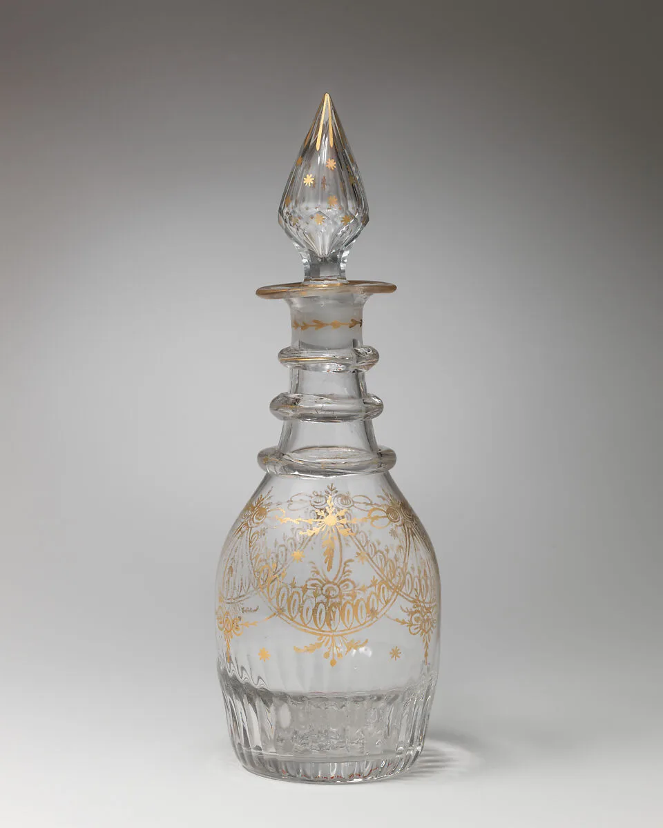 Decanter with stopper — Unknown