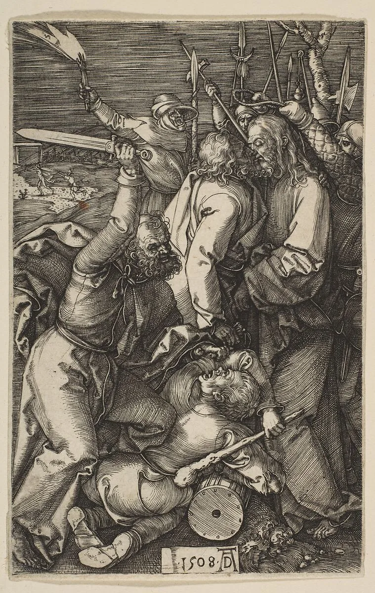 Betrayal of Christ, from "The Passion" — Albrecht Dürer