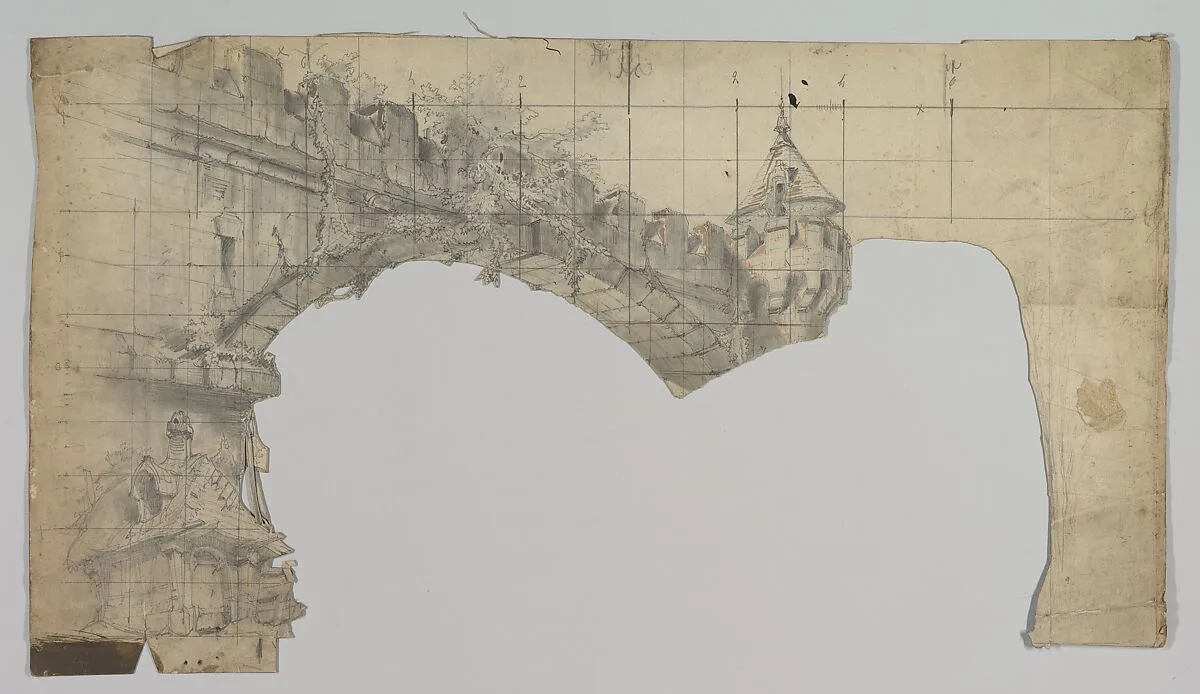 Design for a Stage Set — Eugène Cicéri