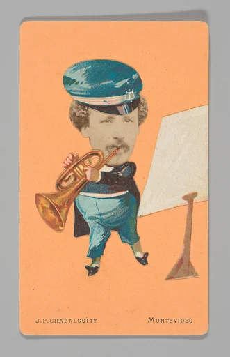 [Photo Collage: Musician Playing Trumpet]