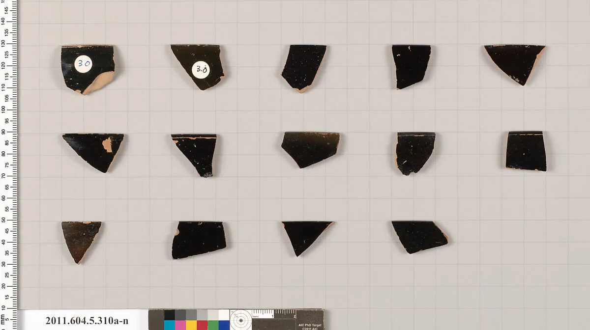 Terracotta rim fragments of kylikes (drinking cups) — Unknown
