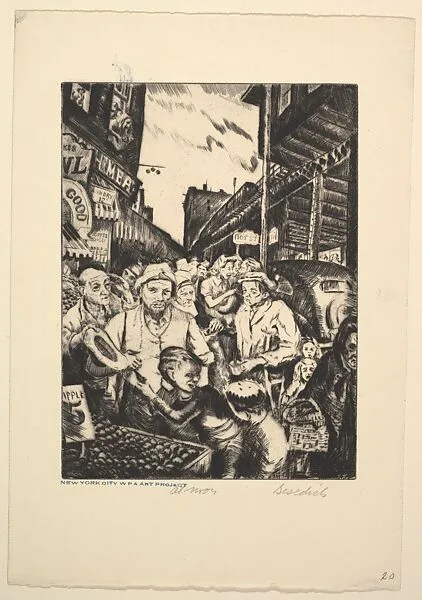 At Noon — Frank Paul Besedick|WPA
