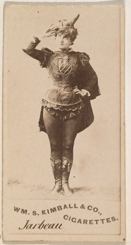 Miss Jarbeau, from the Actresses series (N203) issued by Wm. S. Kimball & Co. — William S. Kimball & Company