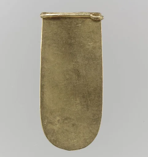 Gold Strap End (Unfinished)