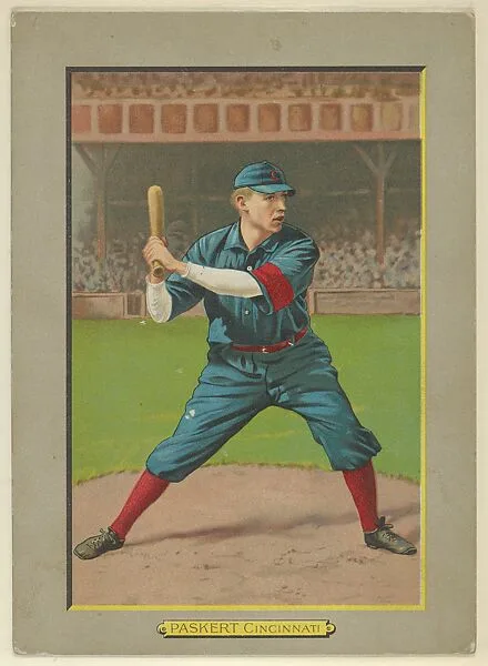 George Henry "Dode" Paskert, Outfielder, Cincinnati Reds (National League), from Turkey Red Cabinets (T3) — American Tobacco Company