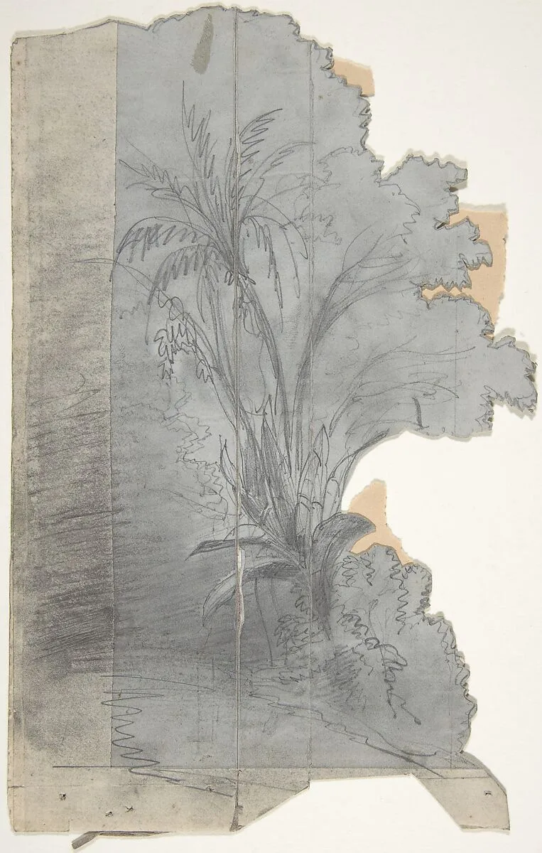 Design for a Stage Set at the Opéra, Paris — Eugène Cicéri