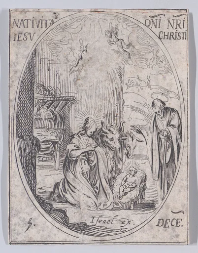 Nativité de N.-Segneur Jésus-Christ (The Nativity), December 25th, from "Les Images De Tous Les Saincts et Saintes de L'Année" (Images of All of the Saints and Religious Events of the Year)