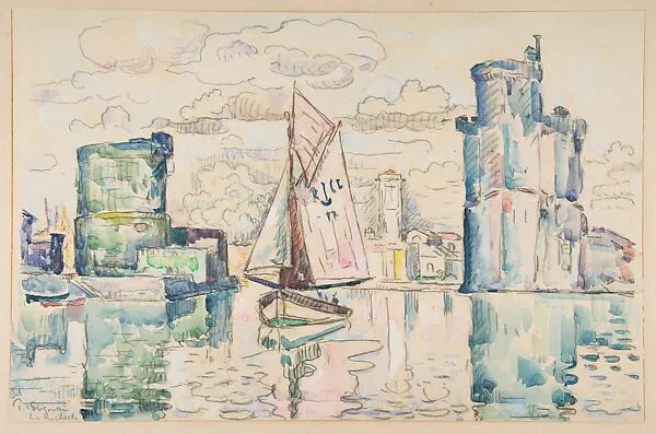 Entrance to the Harbor of La Rochelle — Paul Signac