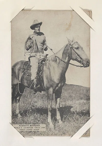Kenneth Maynard from Western Stars or Scenes Exhibit Cards series (W412) — Unknown