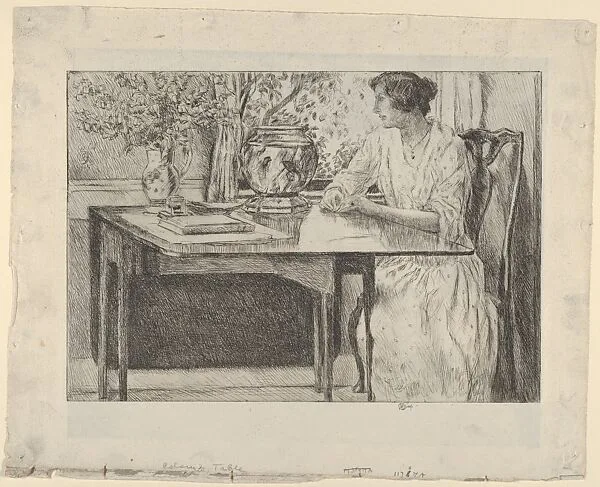 The Colonial Table — Childe Hassam