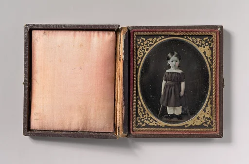 [Young Girl Standing on Short Platform]