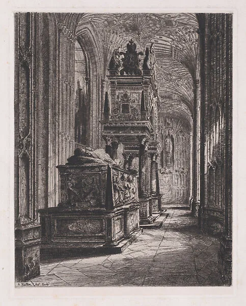 Chapel and Tomb of Mary, Queen of Scots, Westminster Abbey — Mary, Queen of Scots|Auguste Ballin|Alfred Cadart