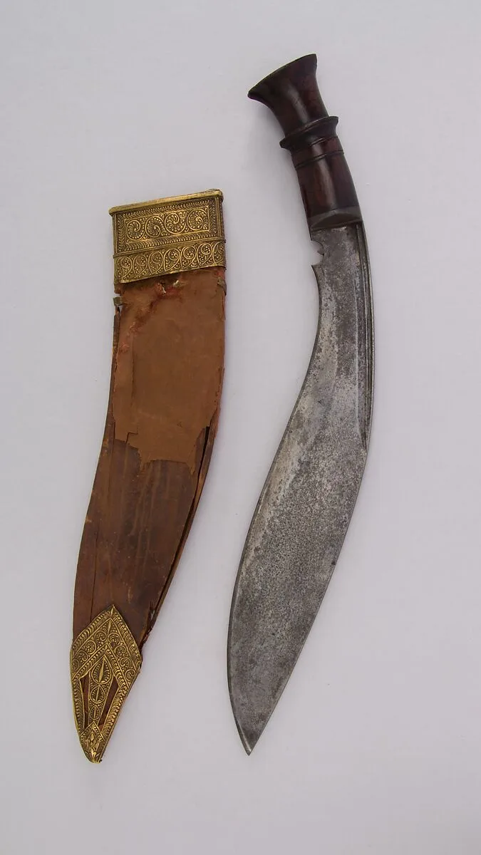 Knife (Kukri) with Sheath — Unknown