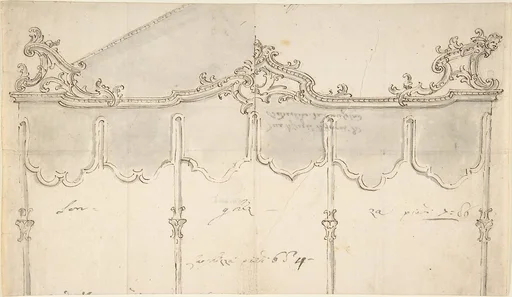 Cartouche due disegno differenti da Baldachino da Processioni