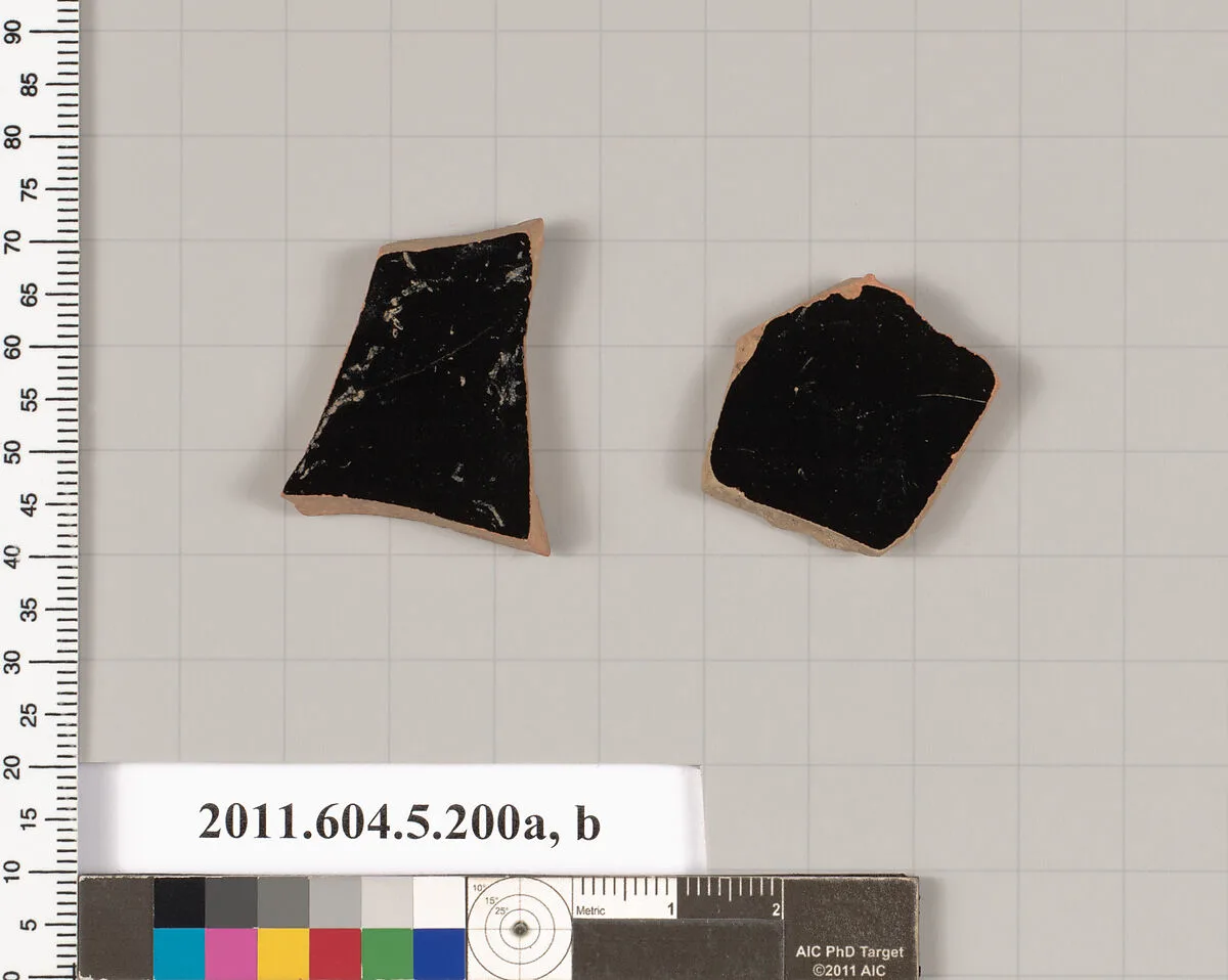 Terracotta fragments of kylikes (drinking cups) — Unknown