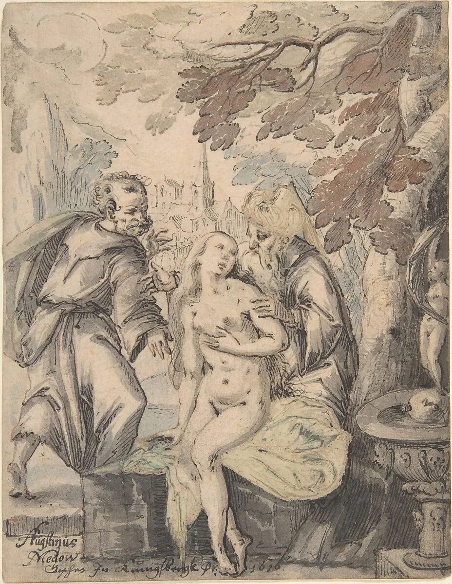 Susanna and the Elders — Augustin Medow
