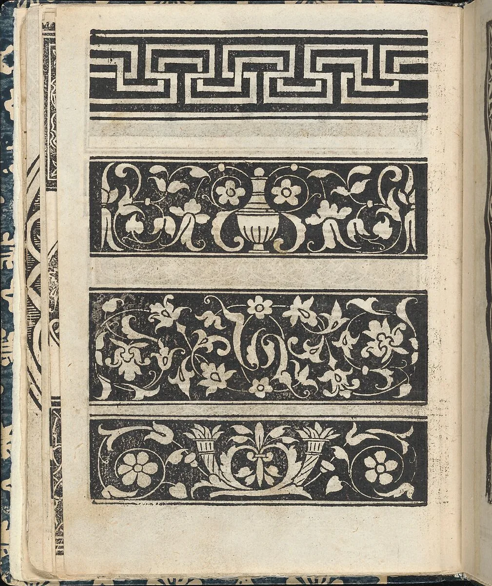 Essempio di recammi, page 22 (verso) — Giovanni Antonio di Nicolini da Sabio e i fratelli|Giovanni Antonio Tagliente