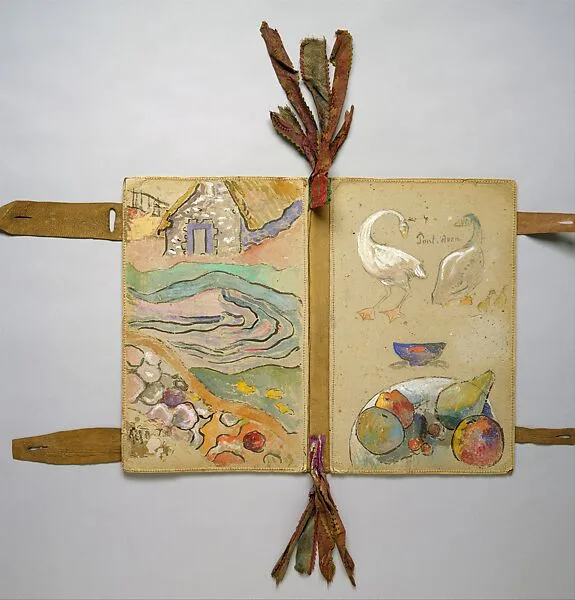 The Artist's Portfolio, Pont Aven — Paul Gauguin