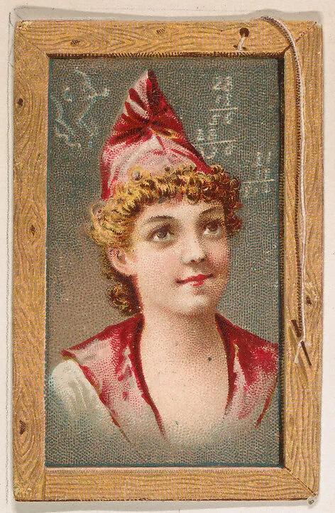 Chalkboard, from the Novelties series (N228, Type 3) issued by Kinney Bros. — Kinney Brothers Tobacco Company