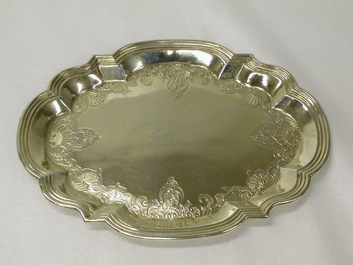 Tray (one of a pair) — Johann Conrad Lotter