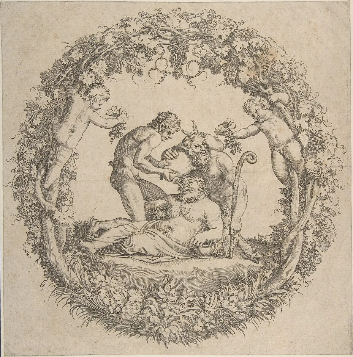 The Drunken Silenus — Annibale Carracci