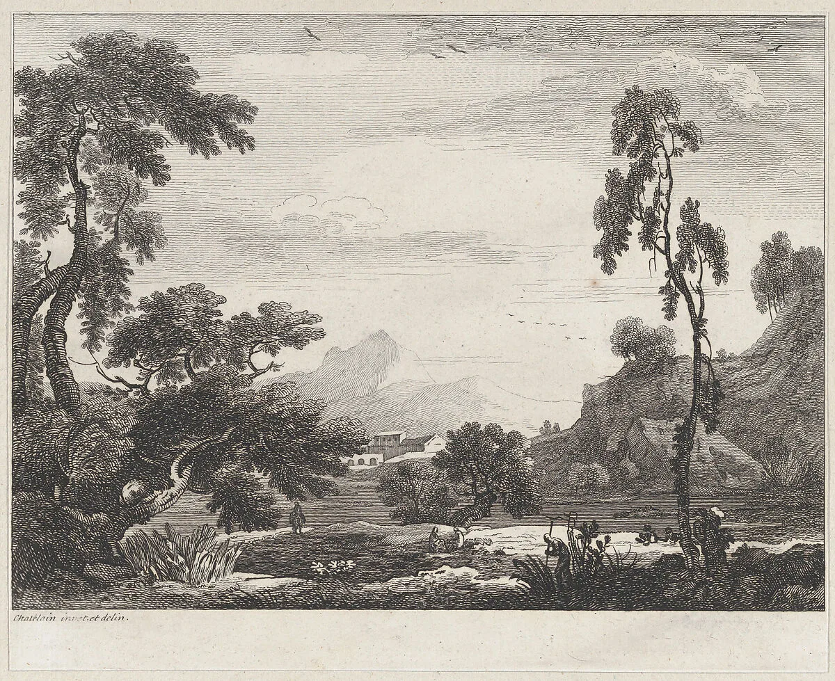 Landscape — Jean-Baptiste-Claude Chatelain