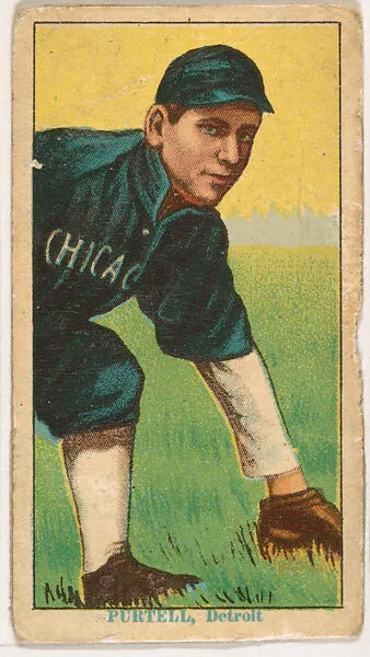 Billy Purtell, Detroit, from Red Cross Tobacco Baseball Series, 1912-1913 — Red Cross Tobacco