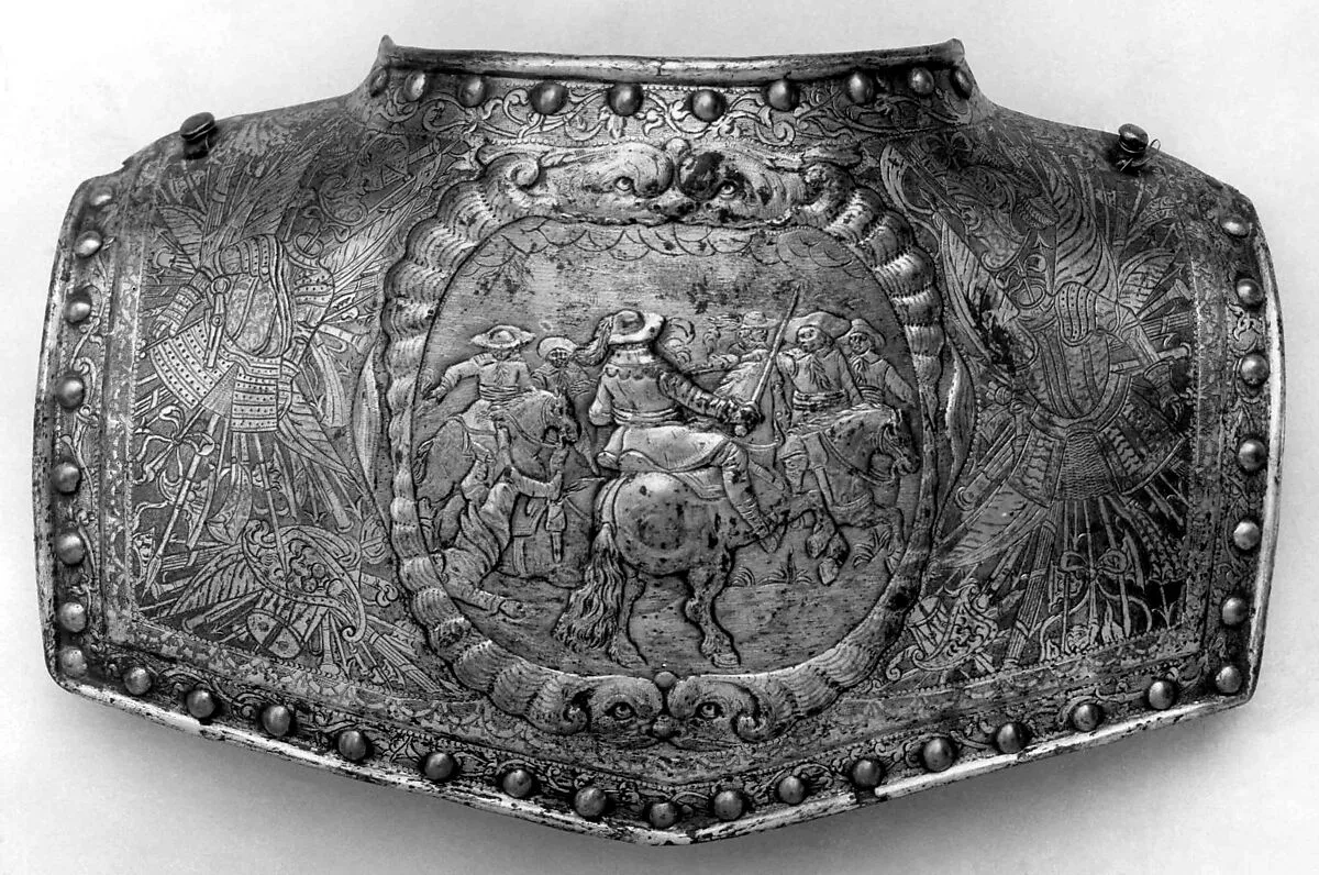 Back Plate of a Gorget — Unknown