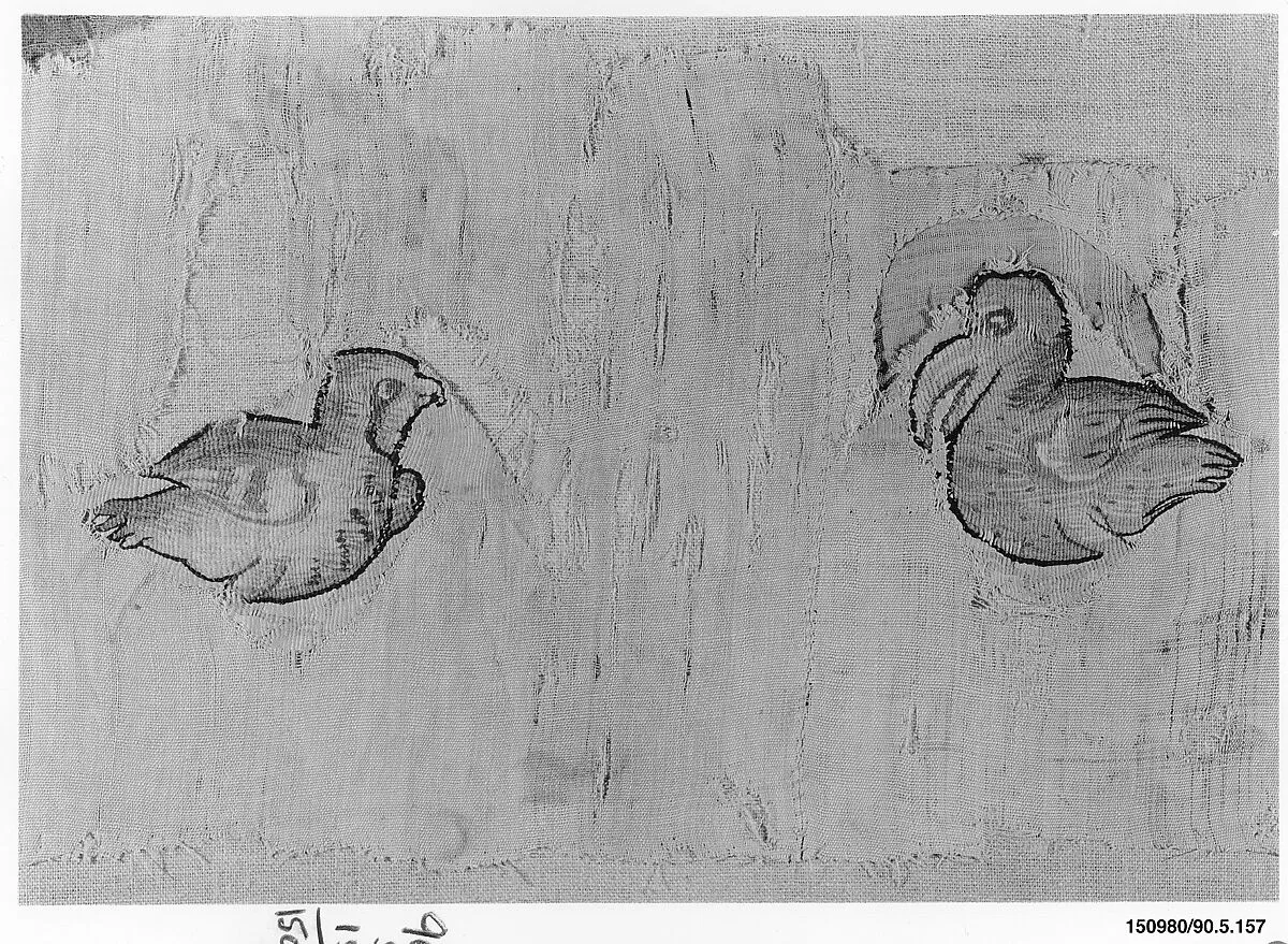 Fragment with Two Birds — Unknown