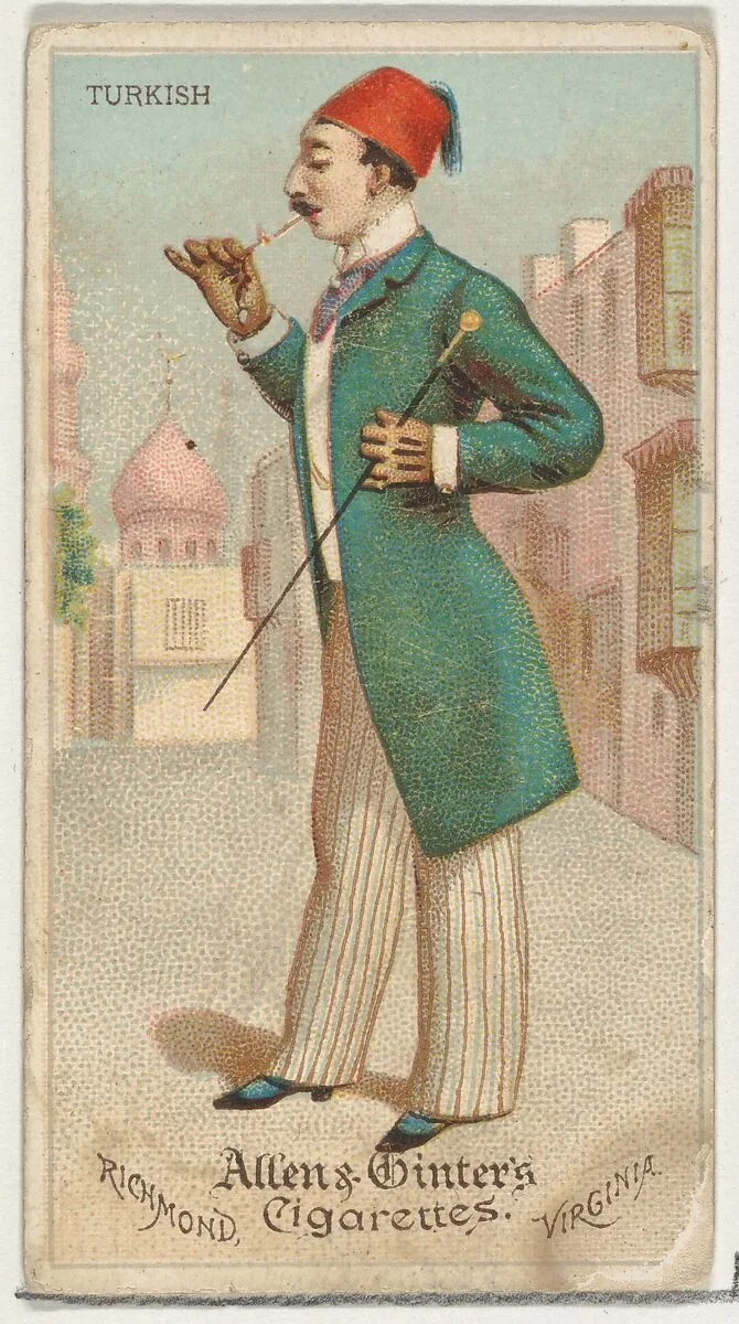 Turkish, from World's Dudes series (N31) for Allen & Ginter Cigarettes — Allen & Ginter