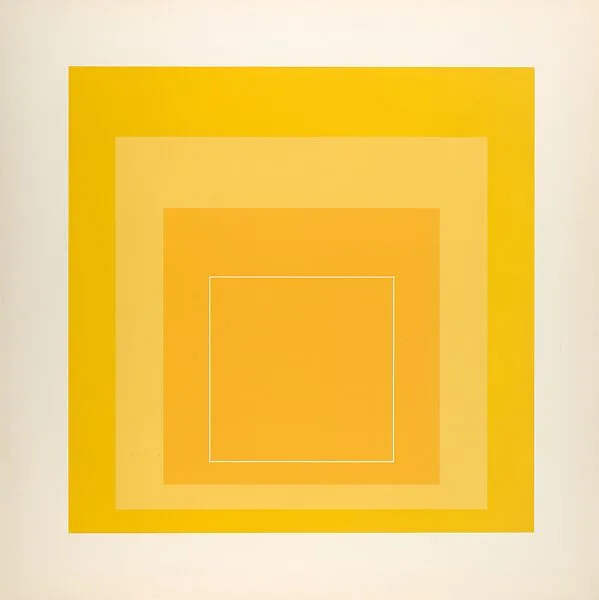 Proof for White Line Square series — Josef Albers|Gemini G.E.L.|Kenneth E. Tyler