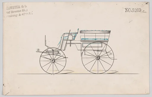 Design for Omnibus or Wagonette, no. 3269a