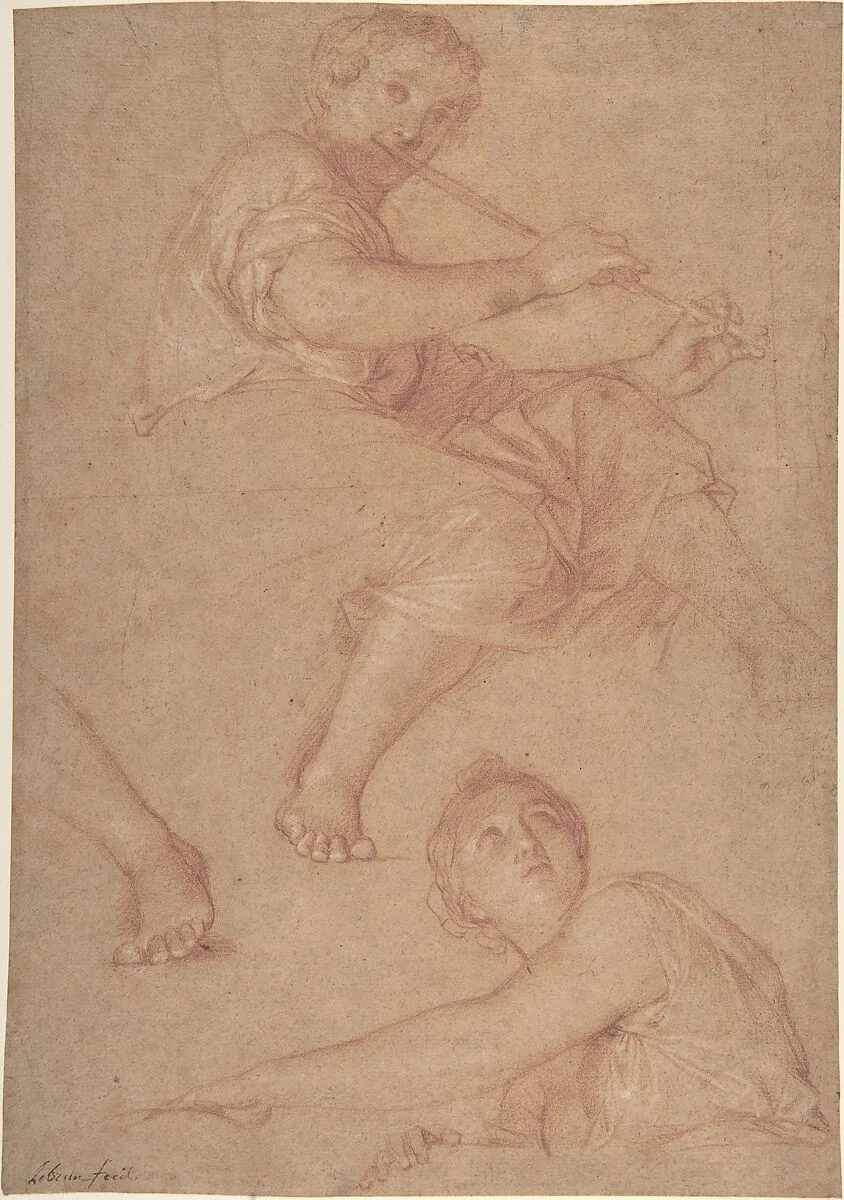 Two Muses — Charles Le Brun