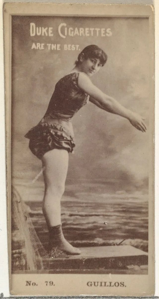 Card Number 79, Guillos, from the Actors and Actresses series (N145-6) issued by Duke Sons & Co. to promote Duke Cigarettes — W. Duke, Sons & Co.